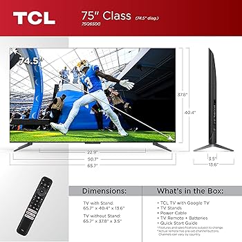 Amazon.com: TCL 75-Inch Q6 QLED 4K Smart TV with Google TV